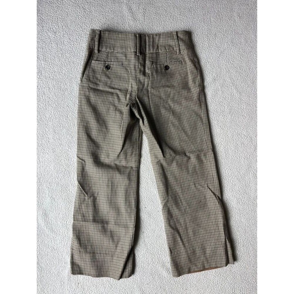 Vintage 90s Harve Bernard Wool Houndstooth Patterned High Waist Trousers Women 6